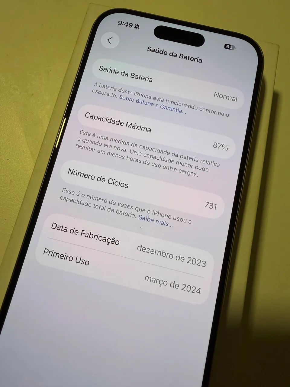 iPhone 15 pro 128gb - Foto 5
