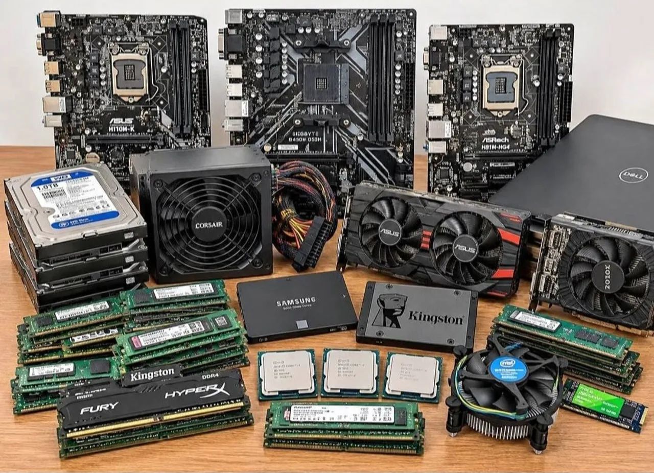Lote de equipamentos informática 