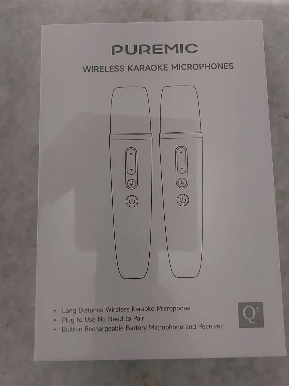 Puremic Q1-D - Microfone para Karaoke