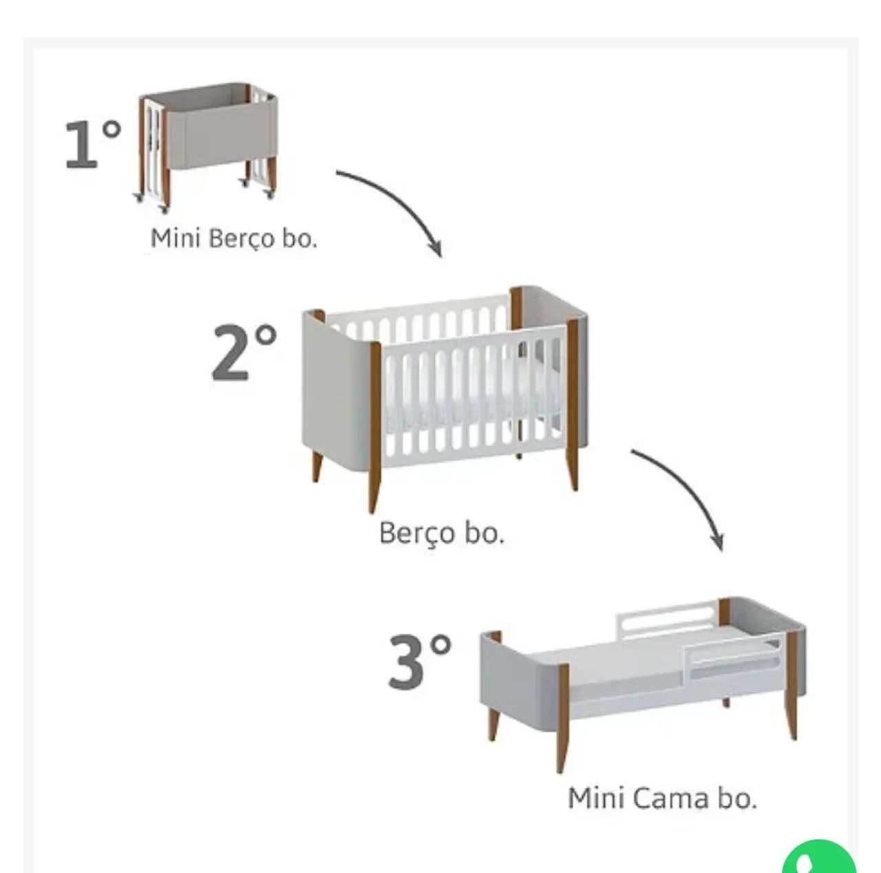 BERÇO 3 em 1 - Foto 3