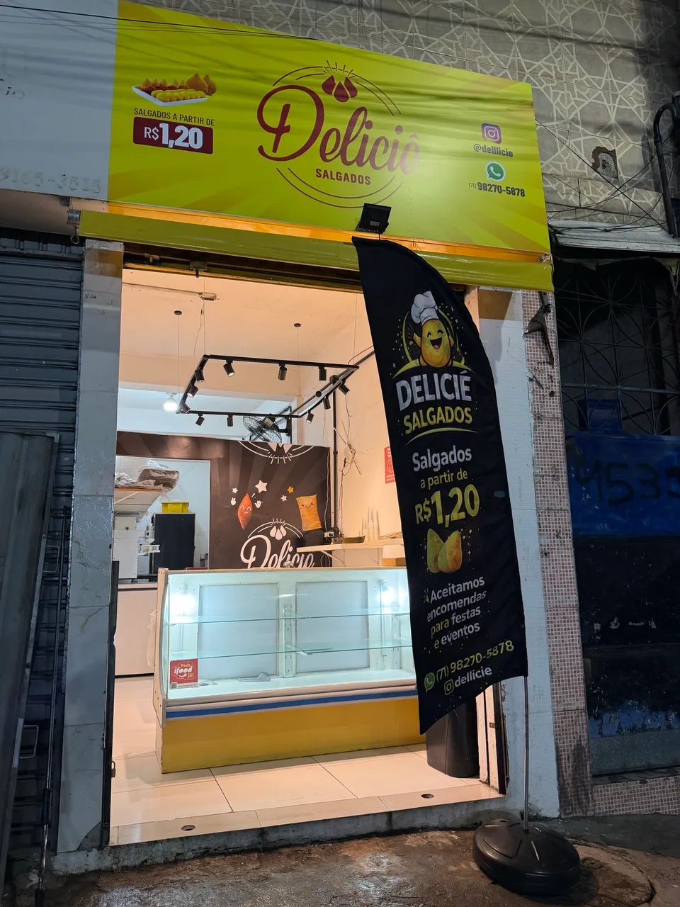 Passo Fábrica de salgados com Equipamentos + Carteira de Clientes