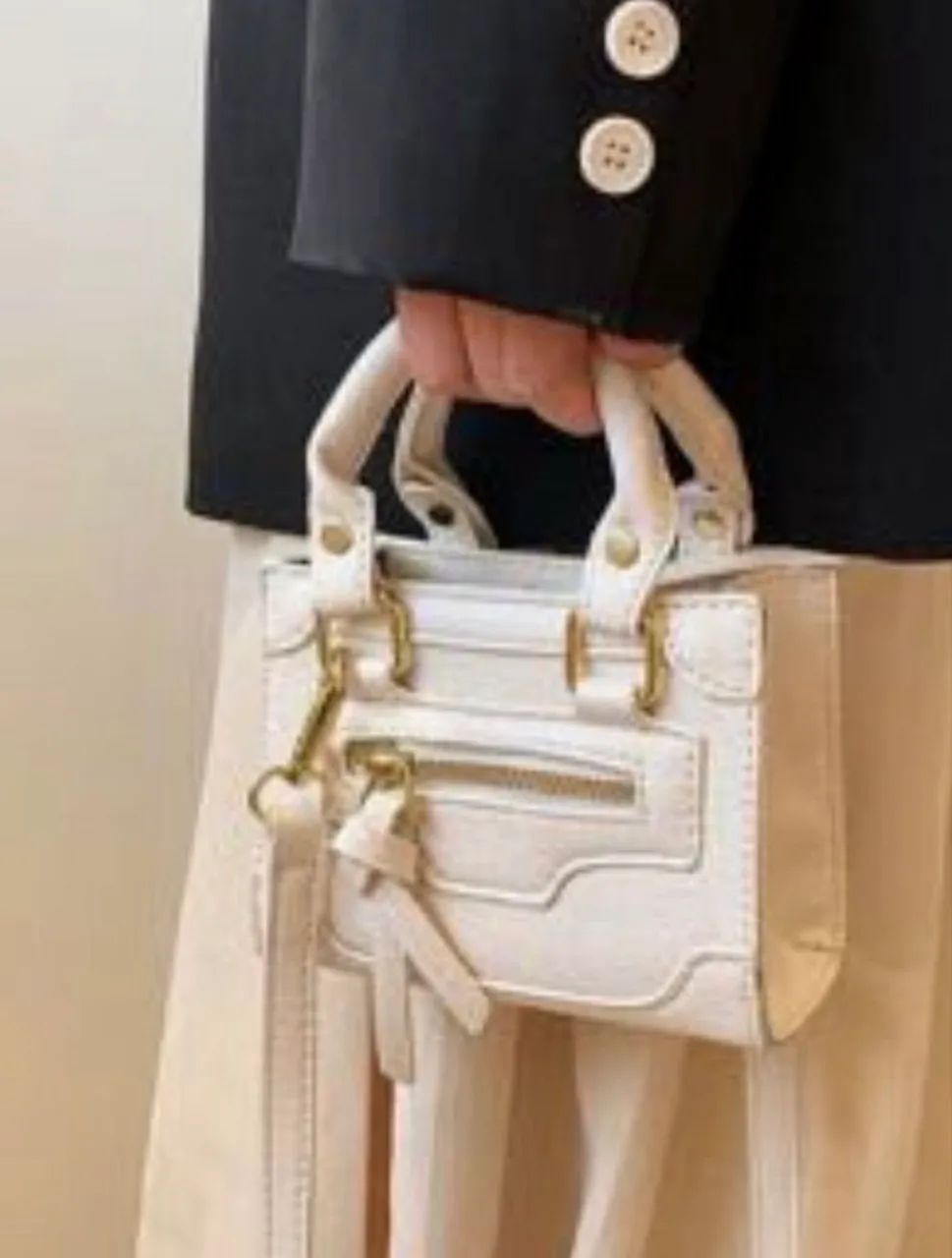 Mini Bolsa Branca