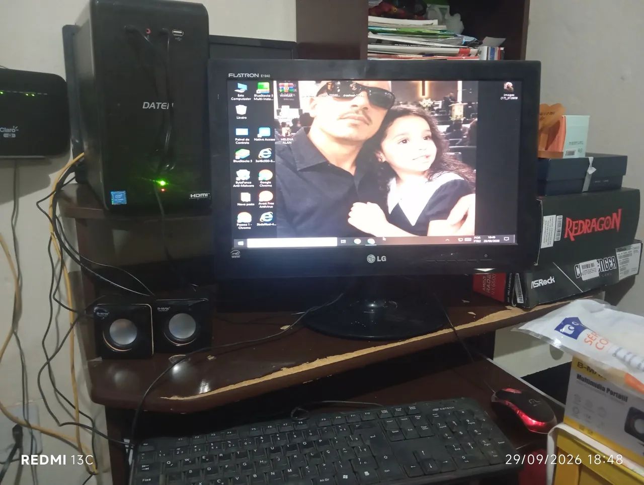 Vendo PC DATEN com monitor LG de 18 polegadas - Foto 2