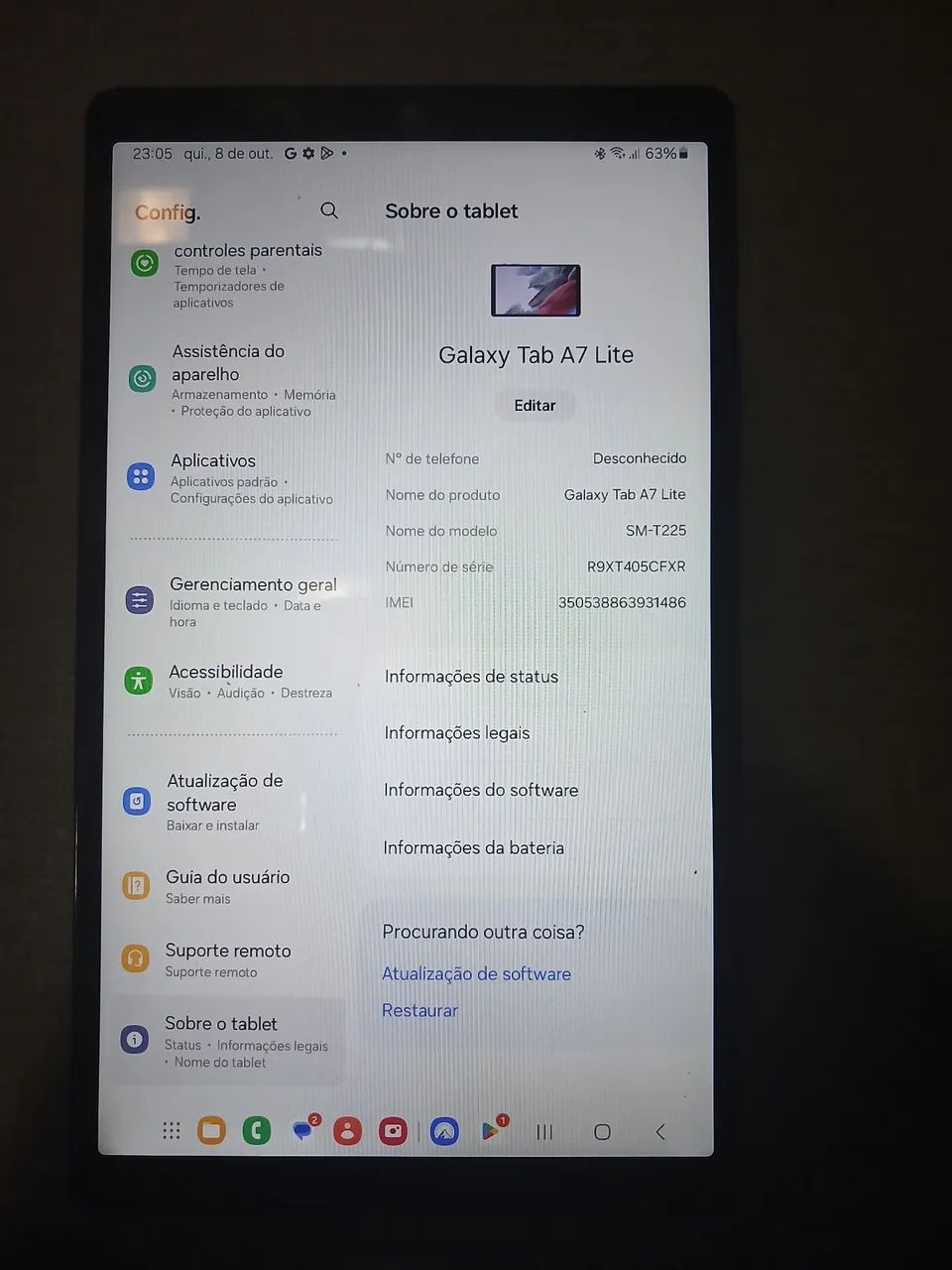 Samsung Tab A7 Lite  - Foto 3