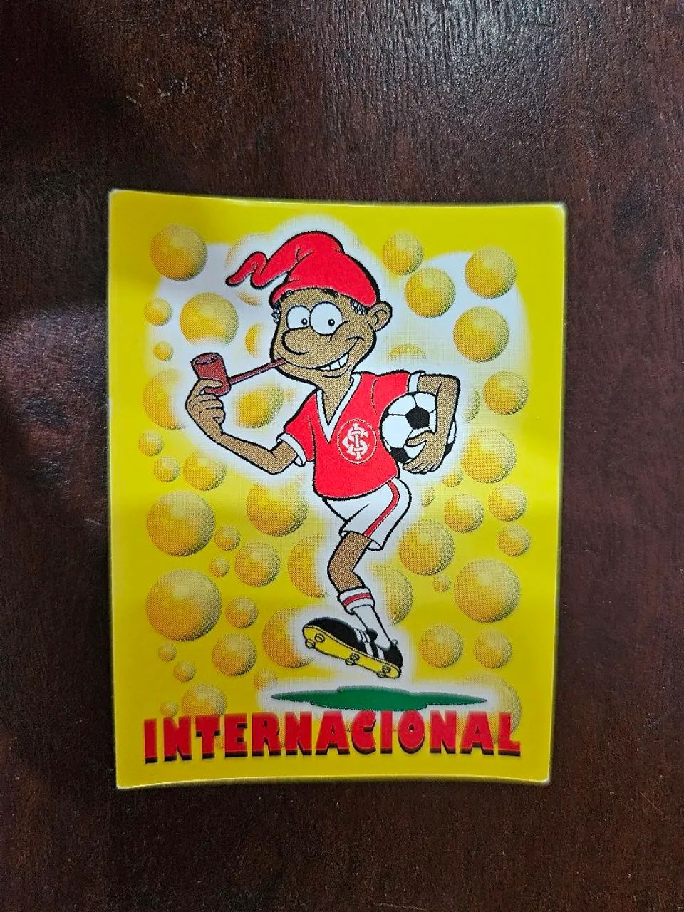 Figurinha Mascote do Internacional CB 1998