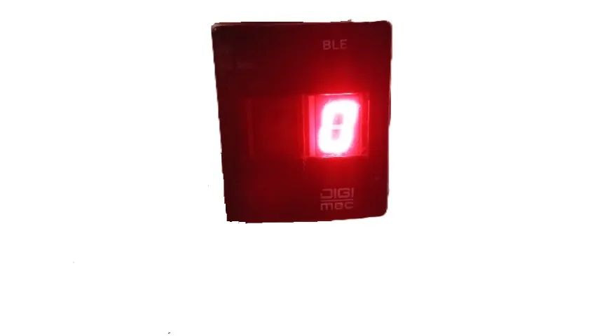 Display Digital Bcd Digimec Ble-2-24vcc Industrial 2 Digitos Led Vermelho - Foto 5