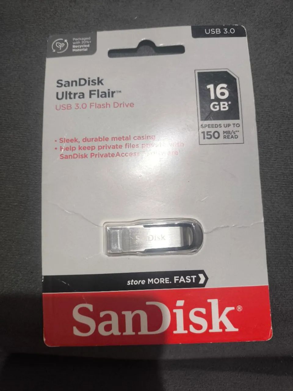   2 SanDisk Ultra Flair USB 3.0 Flash Drive. 