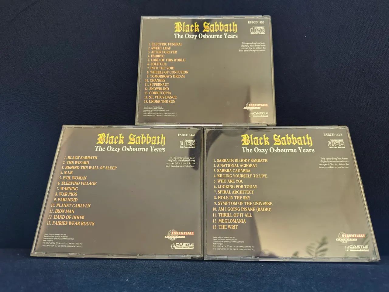 Black Sabbath - 3 Cds The Ozzy Osbourne Years (Volumes 1, 2 e 3) - Foto 2