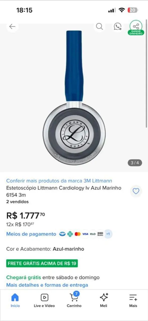 Estetoscópio Littmann  - Foto 2