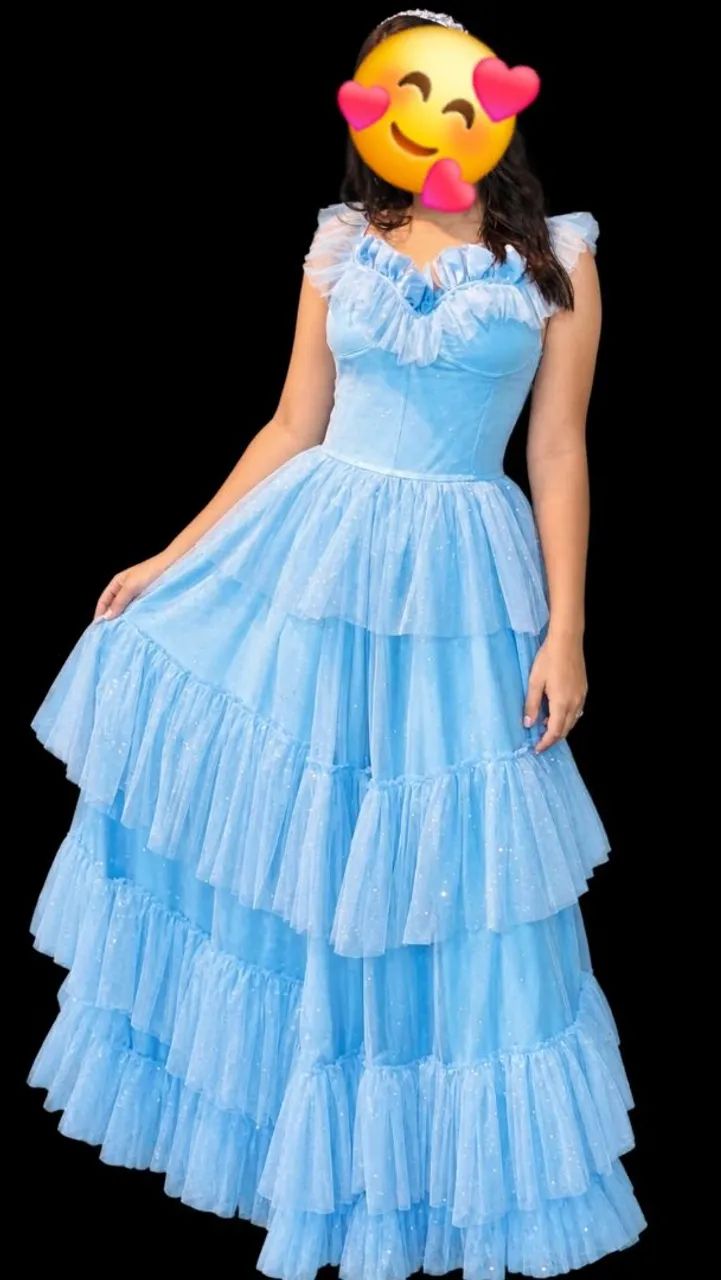 Vestido de festa azul  - Foto 2