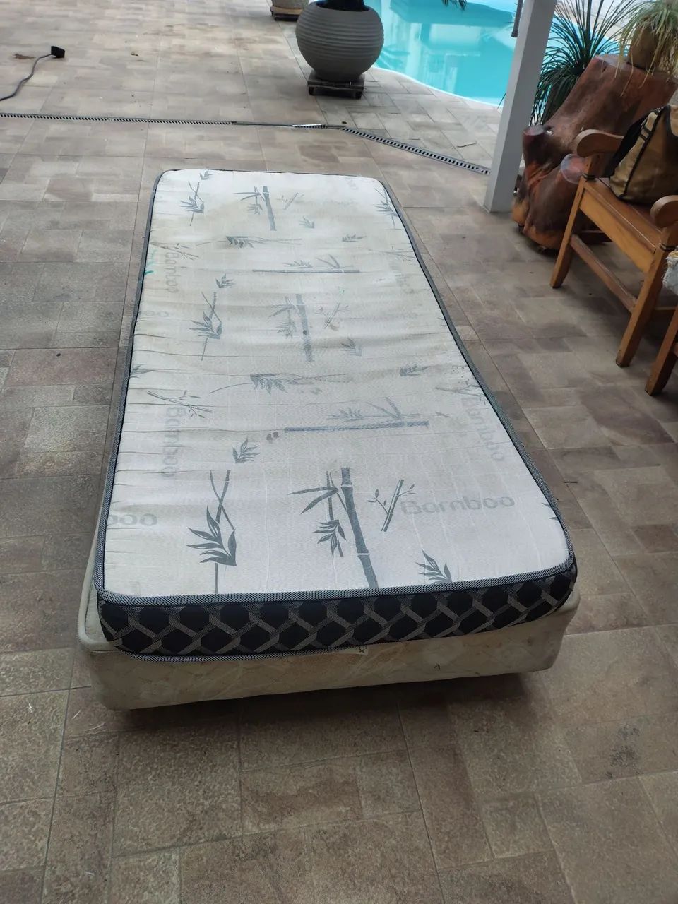 cama box de solteiro com colchão  - Foto 5