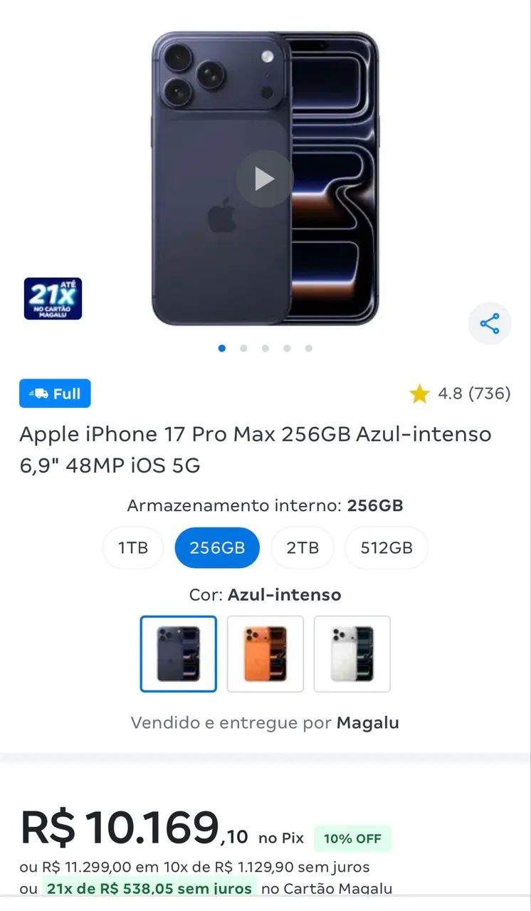iPhone 17 pro max - Foto 2