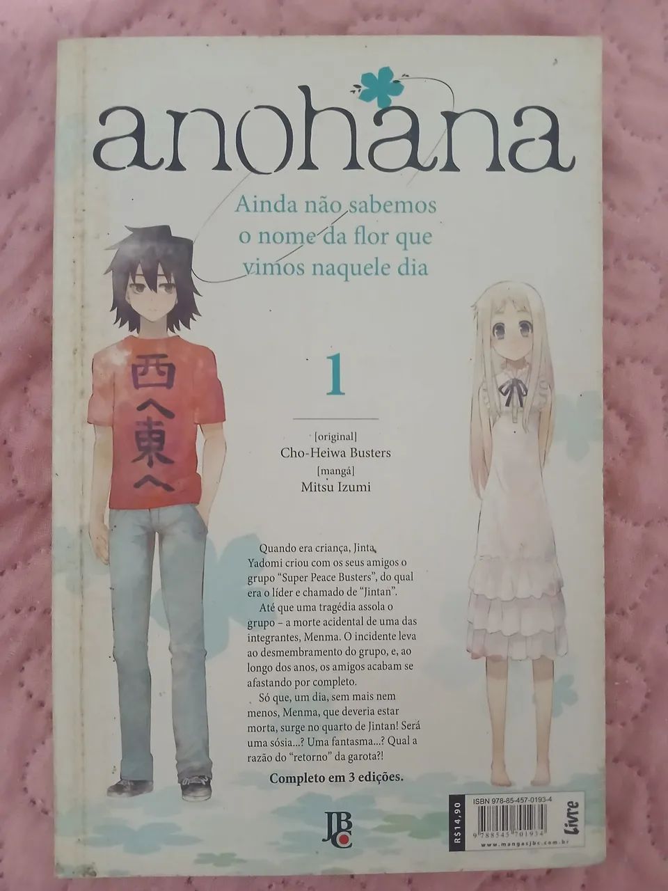 Mangá Anohana - Volume 1