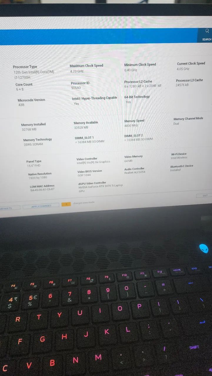 Alienware M15 R7 - 12700h / 32gb / 3070 Ti - Foto 4