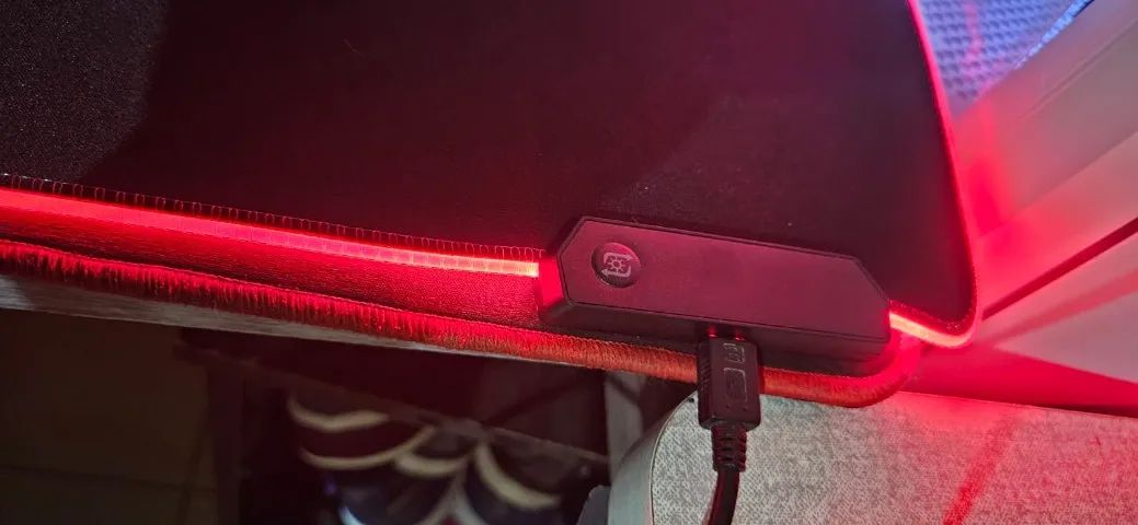 Mousepad RGB com cabo 80 x 30cm - Foto 2