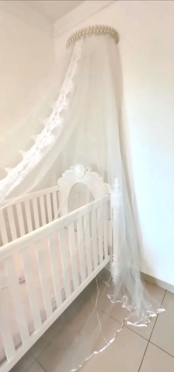 Dossel com cortinado para berço  - Foto 2
