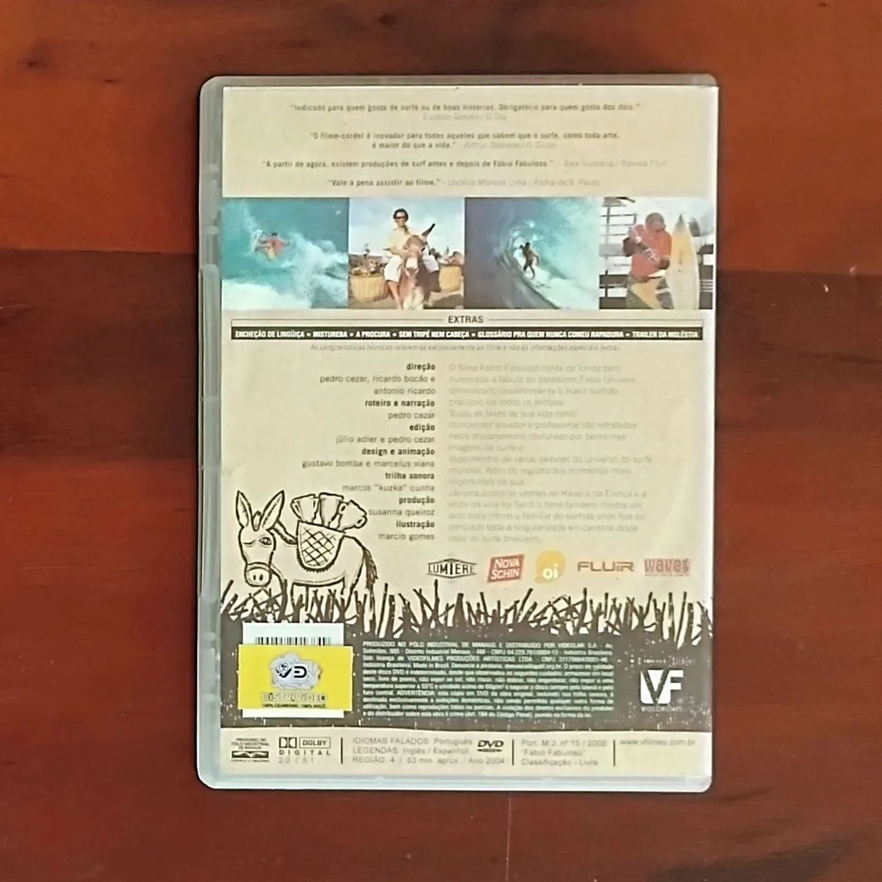DVD de Surf Fábio Fabuloso 2004 raro - Foto 3
