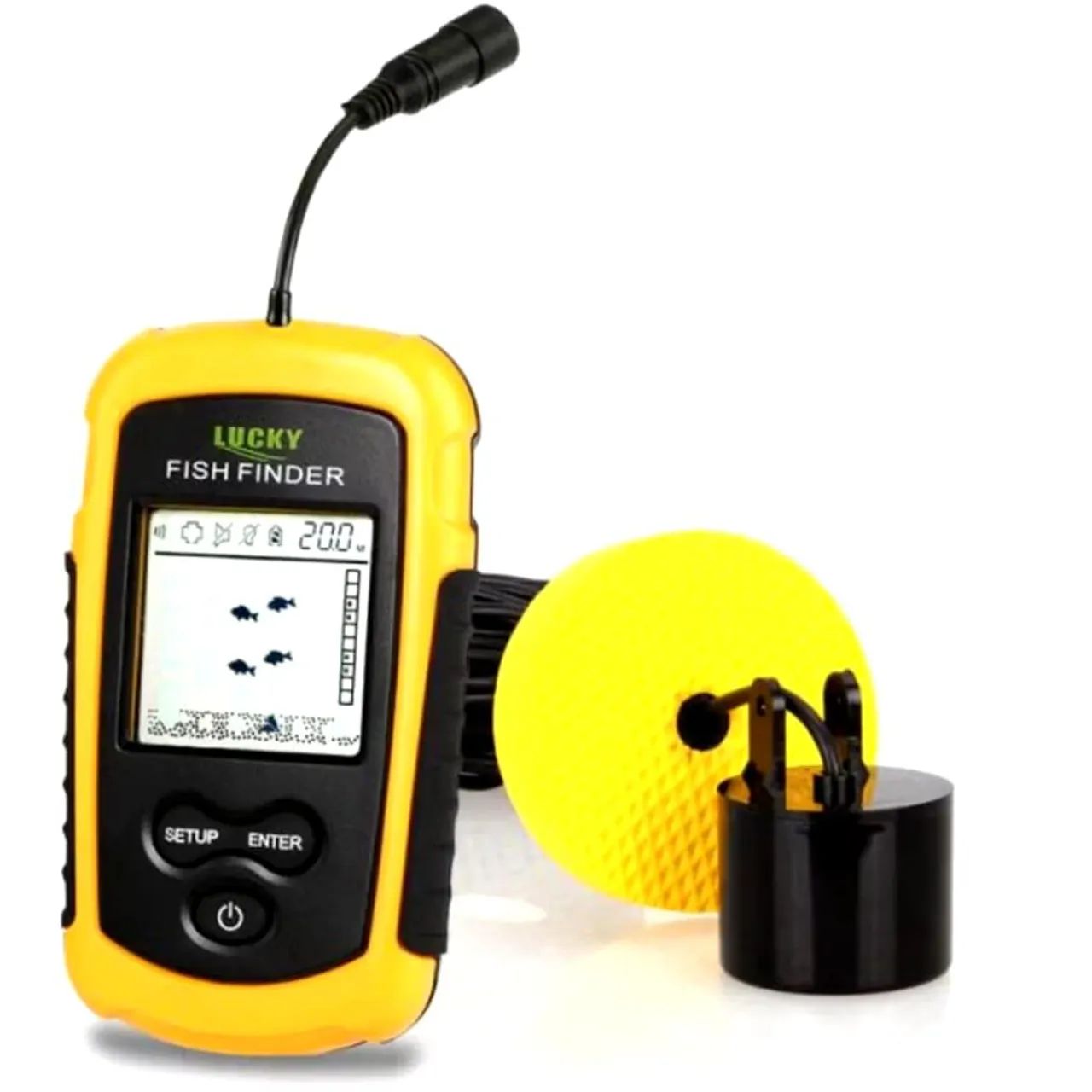 Sonar Localizador de Peixes Portátil  Fish Finder - Alcance 100m Várias configurações  - Foto 7