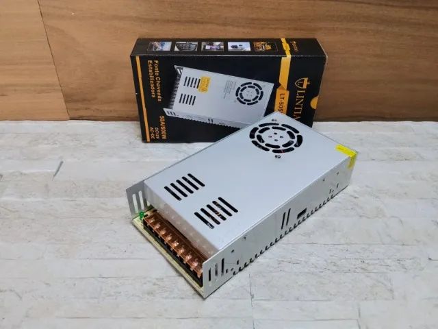 Fonte Chaveada 12v 50a Bivolt 600w - Foto 3