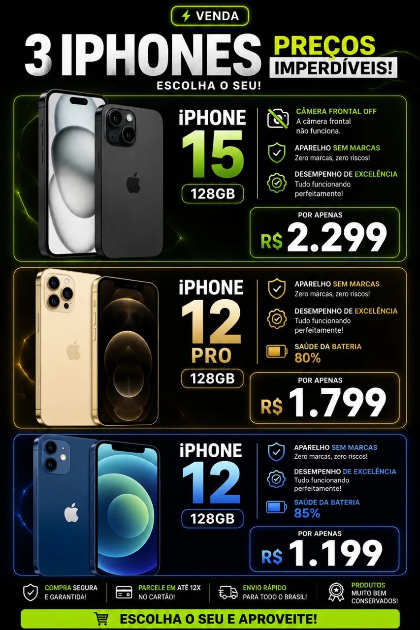 PROMOÇÃO IPHONES 