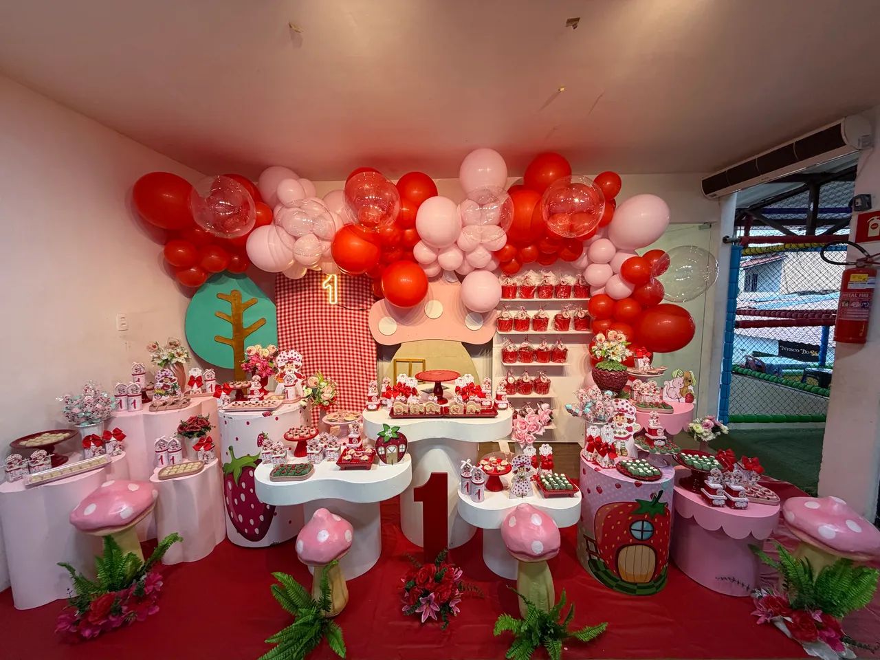 Decoração Moranguinho antiga 