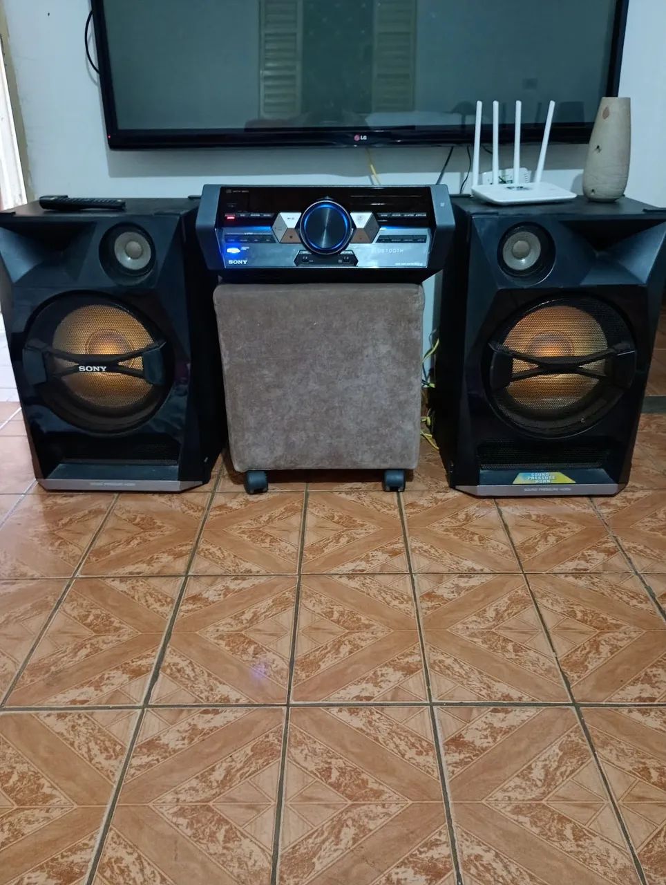 Vendo mini system Sony  shake 33 , som potente de alta qualidade. - Foto 4