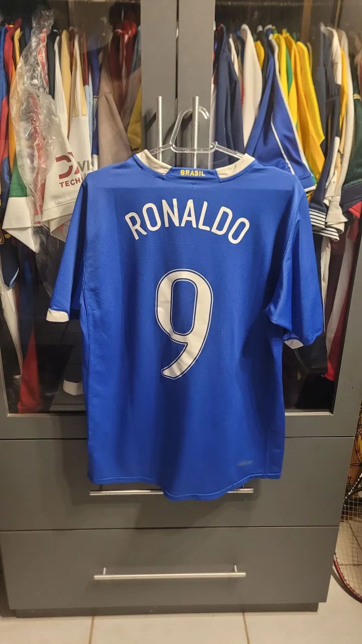 Camisa Brasil 2006 Ronaldo #9 - Foto 2