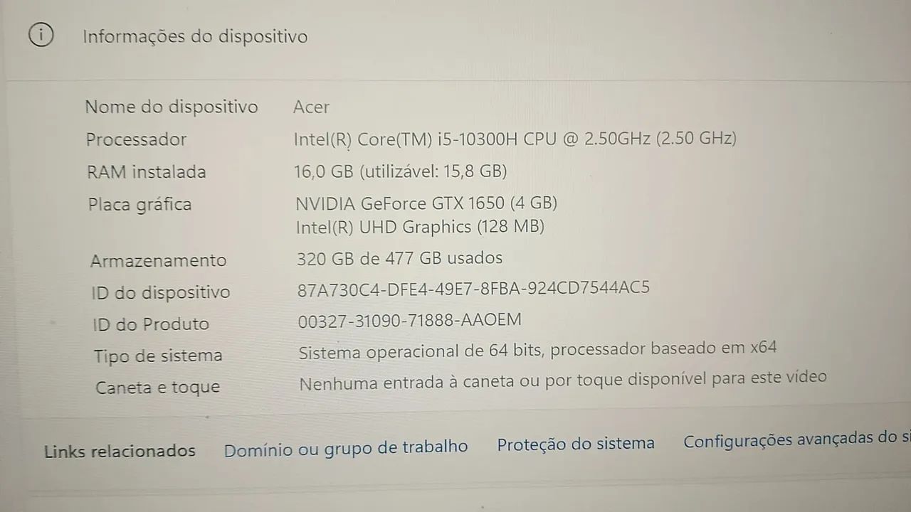 Notebook Acer Nitro  - Foto 2
