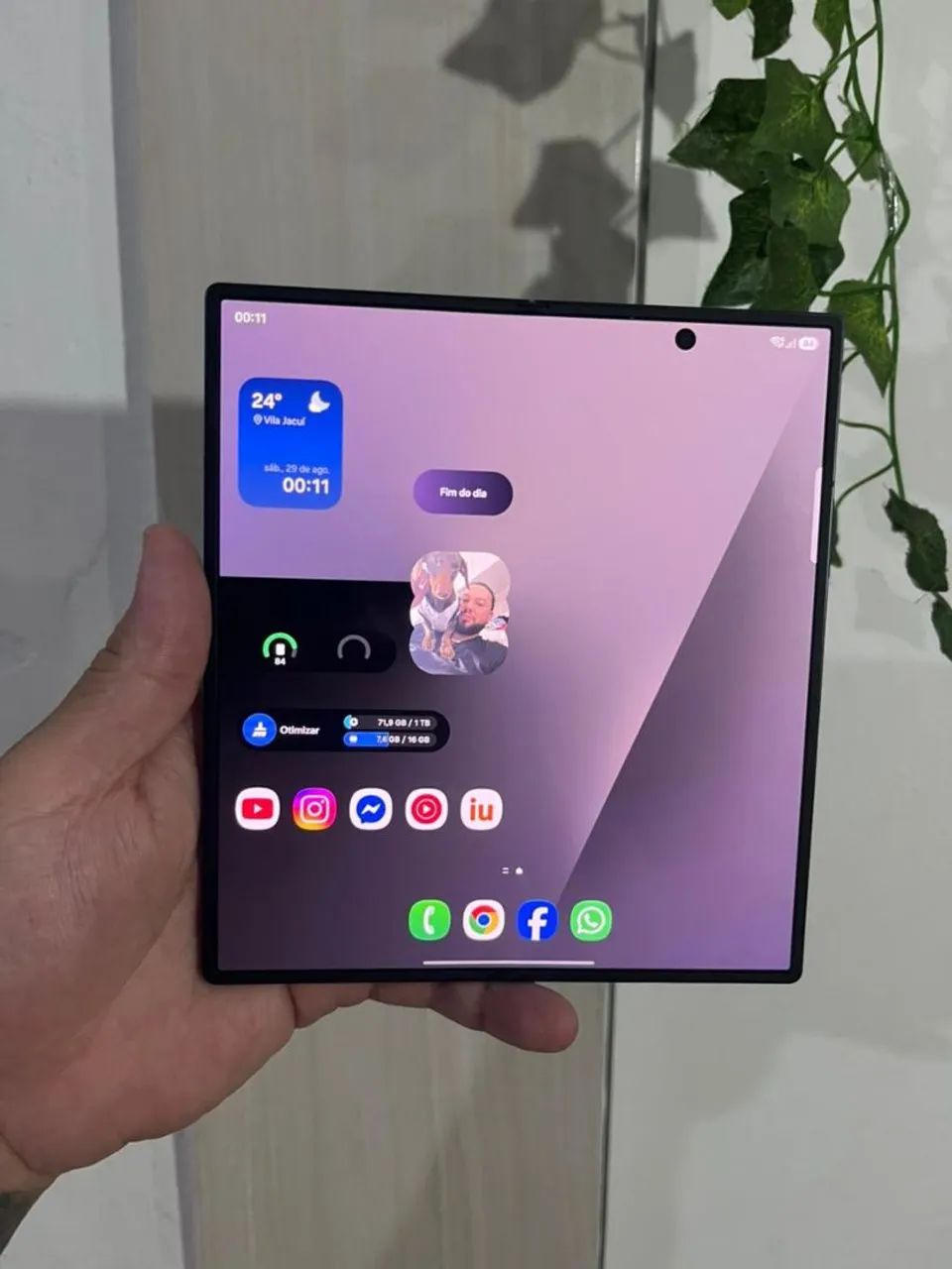 Galaxy Z fold 7 - 1tb de memória  - Foto 2