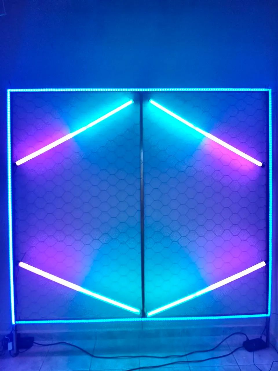 Fundo para foto com LED. 