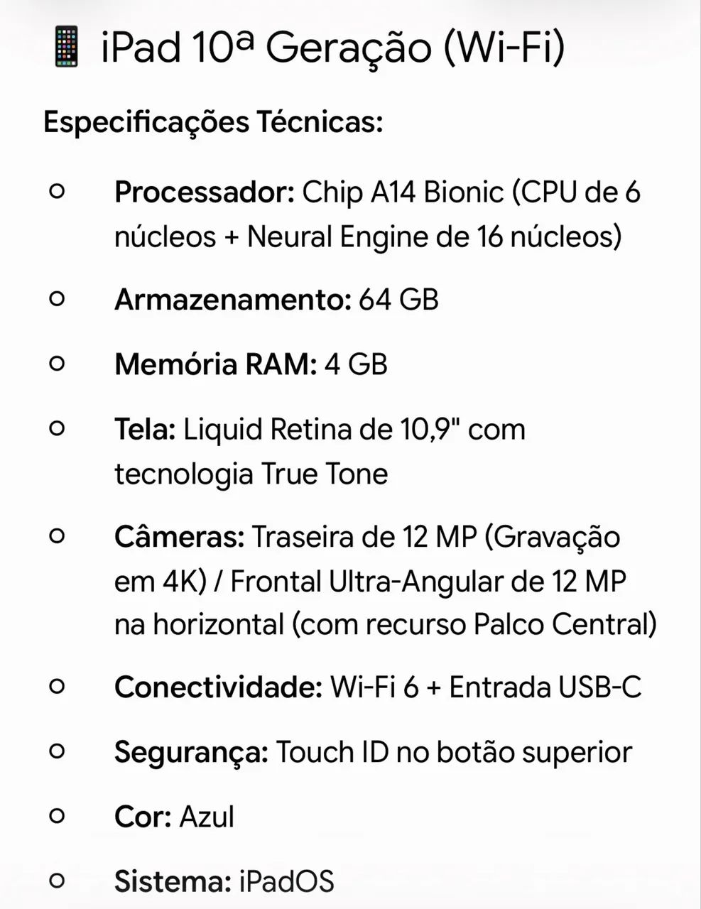 IPAD 10 geração  - Foto 3