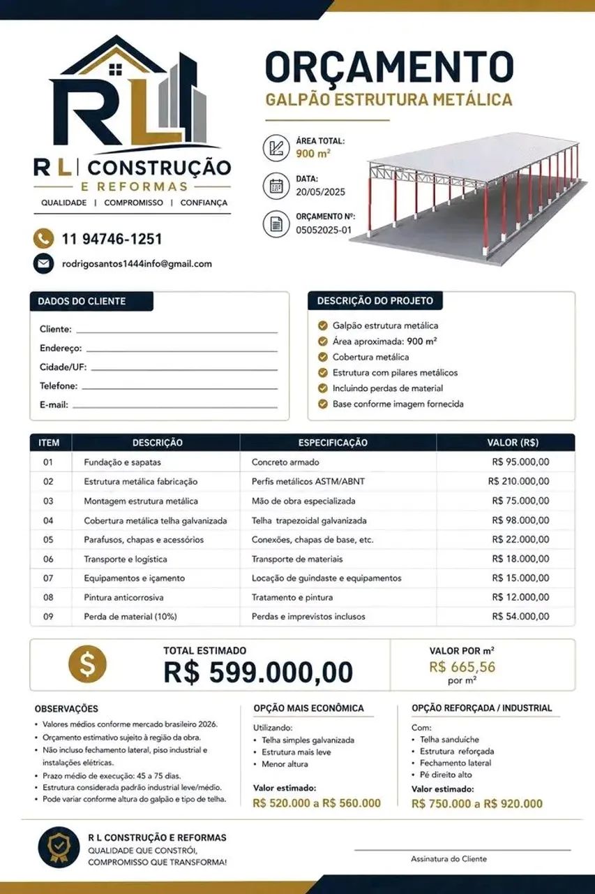 RL construção reformas - Foto 3