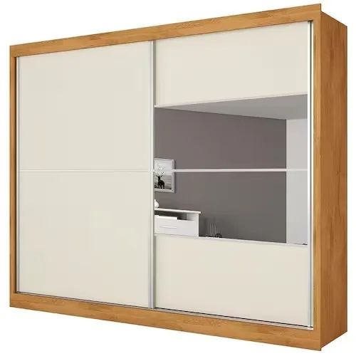 GUARDA ROUPA CASAL COM ESPELHO - Foto 3