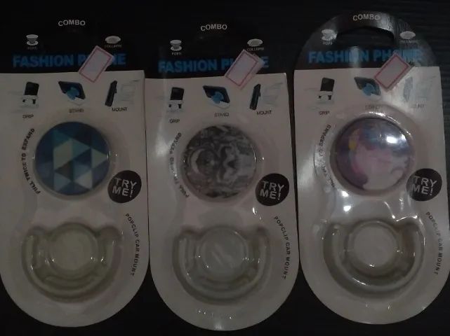 Pop clip para celular 3 variações, Valor individual - Foto 4