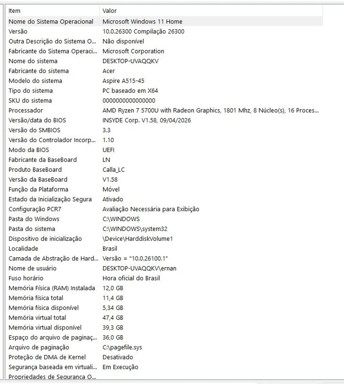 Notebook acer aspire ryzen7 12gb ram - Foto 5