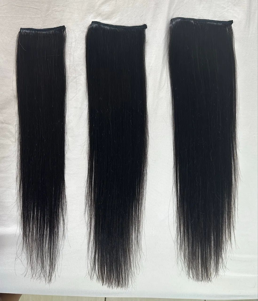 Cabelo vietnamita natural - 3 telas - ótimo estado