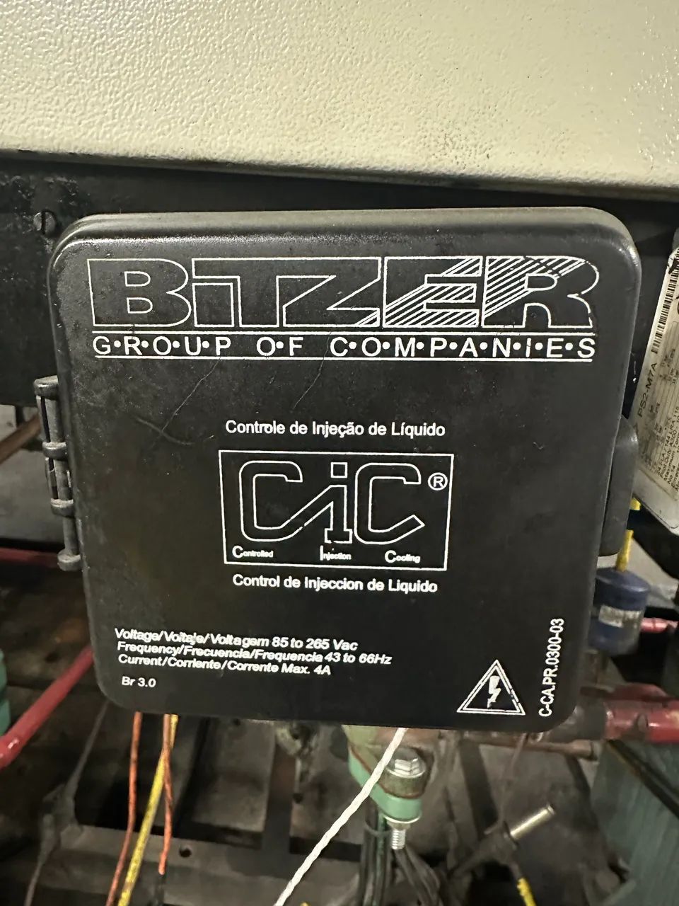 Modulo Eletronico Compressor Bitzer S/ sensor Cic 85. 265vac 