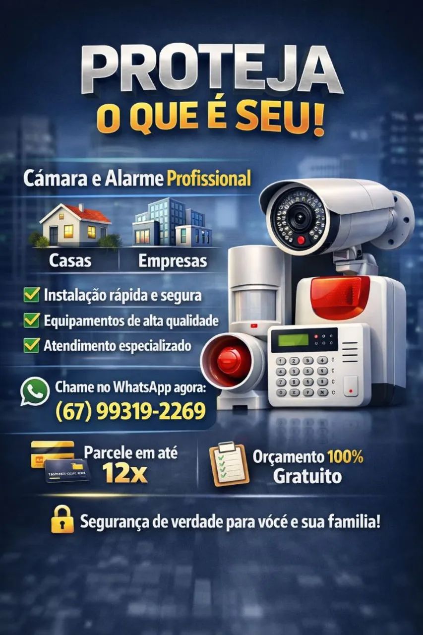 Câmeras e serviços 