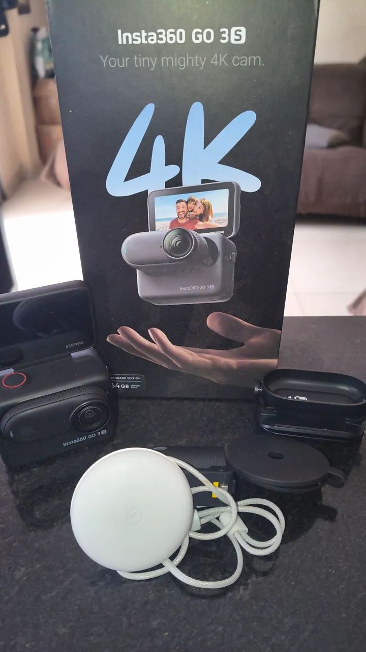 Camera com microfone 