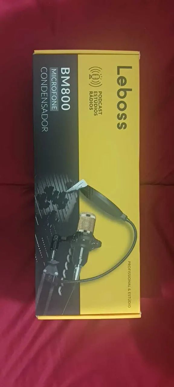 Microfone BM 800 CONDENSADOR LEBOSS