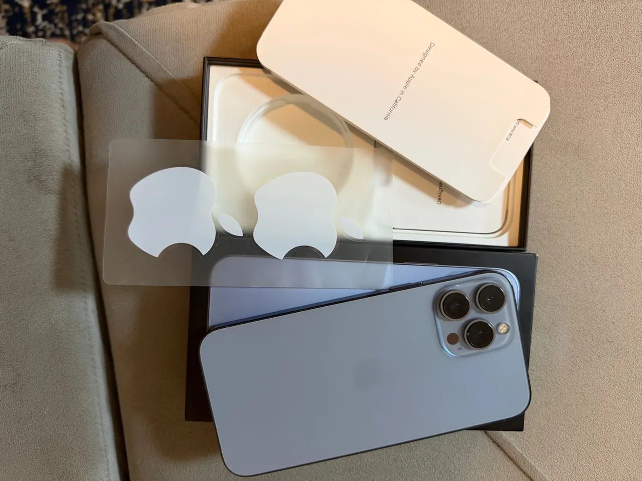 iPhone 13 Pro Max Azul Sierra - Impecável  - Foto 3