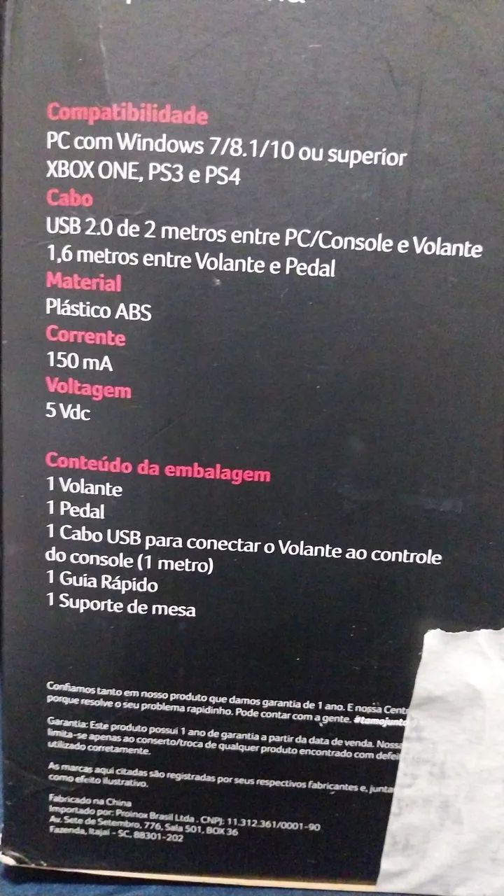 Volante Gamer JS087 - Foto 4