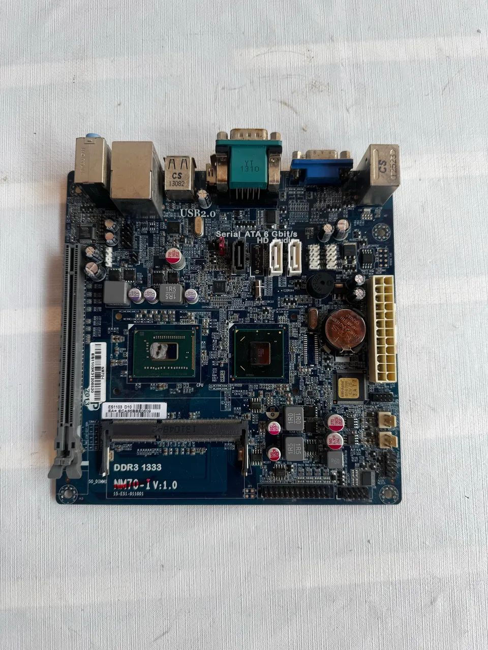Placa Mãe ATA 6 Gbits Eup 2013 DDR3 1333 ( Sucata) - Foto 2