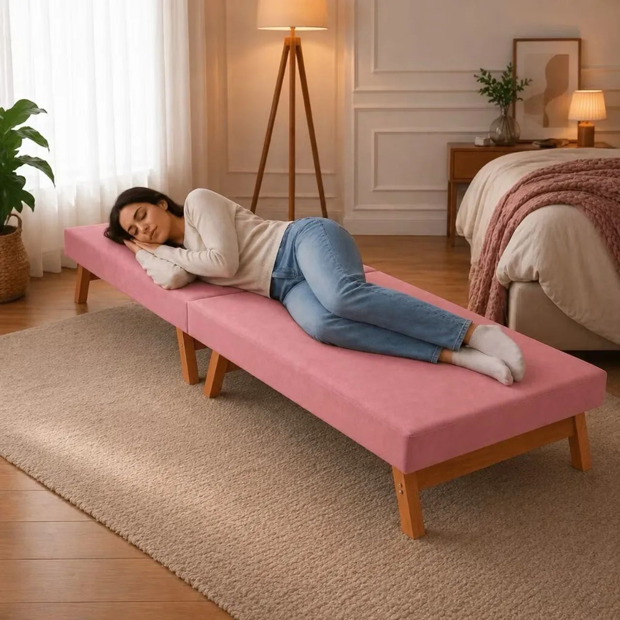 Cama dobrável portátil  - Foto 4