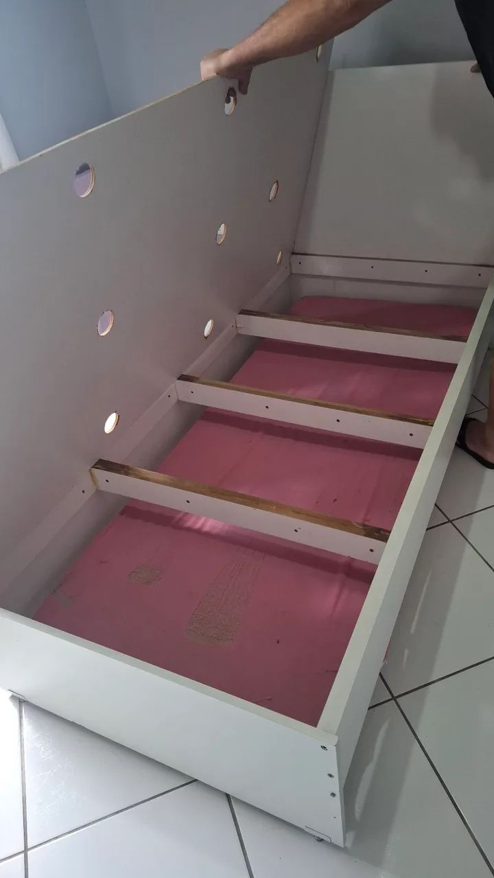 Cama solteiro + cama auxiliar  - Foto 4