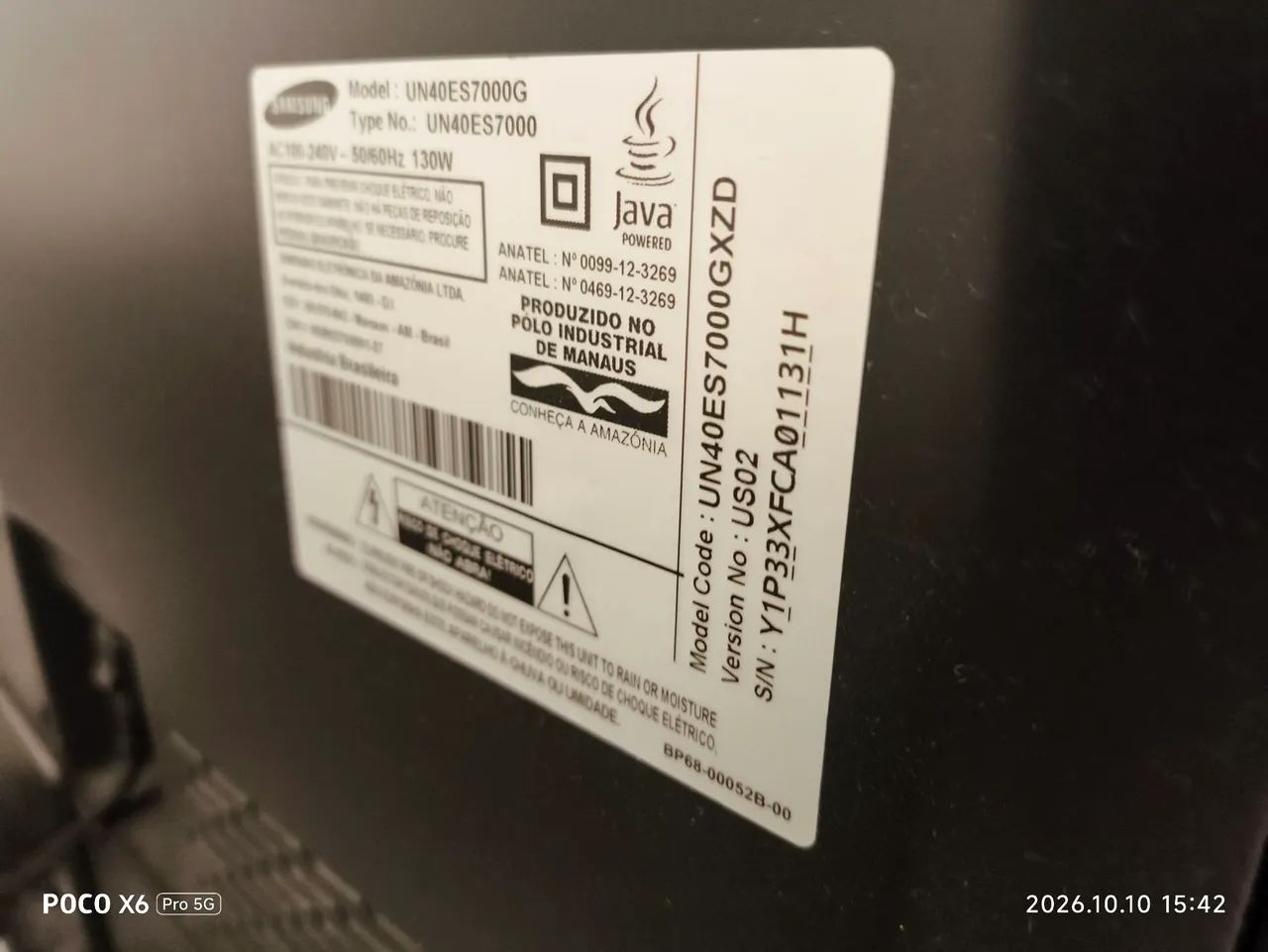 Smart TV SAMSUNG 40 Polegadas Modelo UN40ES7000GXZD - Foto 3
