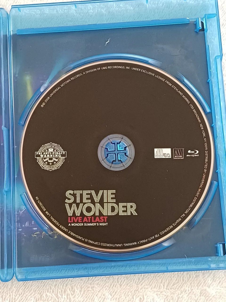 Blu-ray original e importado do Stevie Wonder - Foto 3