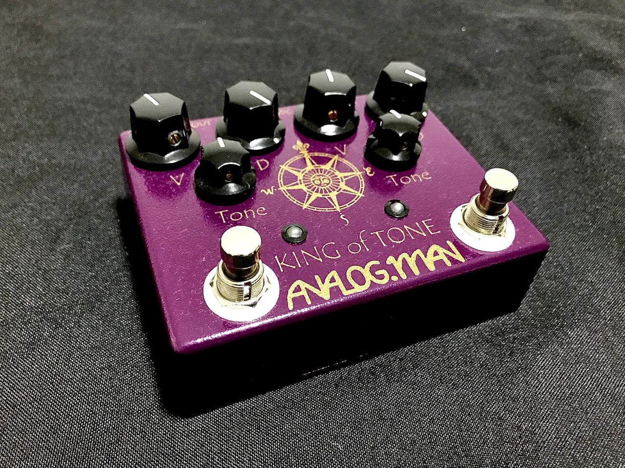 ギター Analog.Man KingOf Tone V4 Analogman King Of Tone v4 Red Side (NOVO) - Equipamentos e