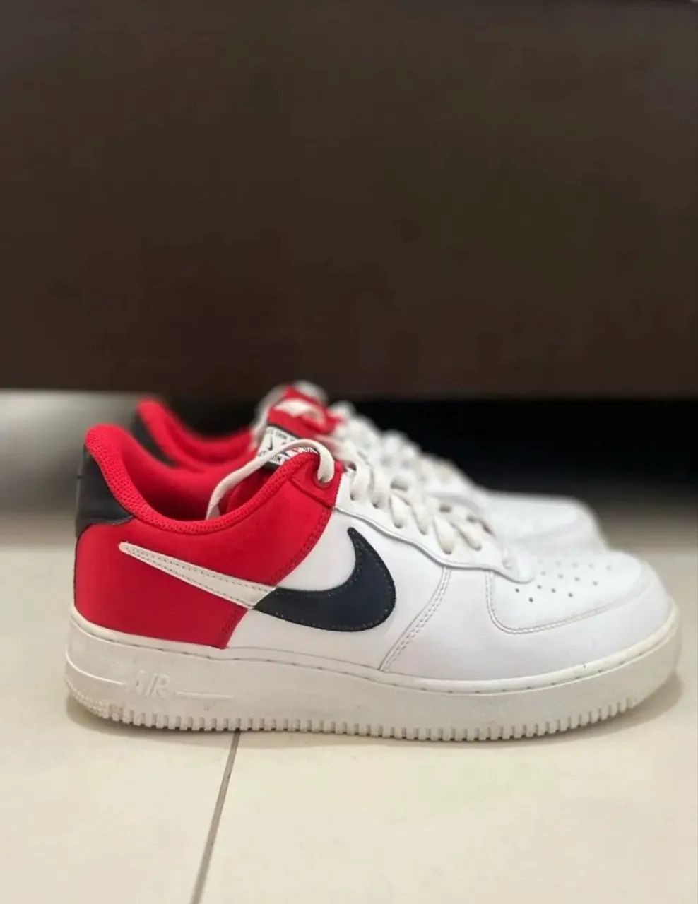 Nike Air Force 1 '07 LV8 NBA White Red - Foto 3