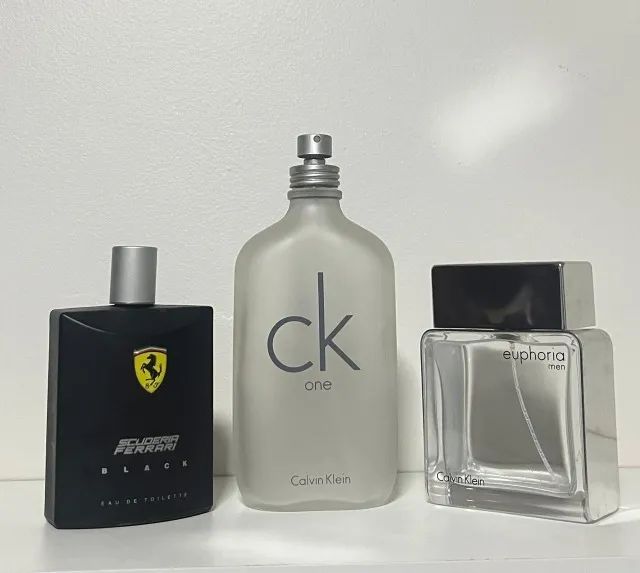 3 PERFUMES MASCULINOS VAZIOS 